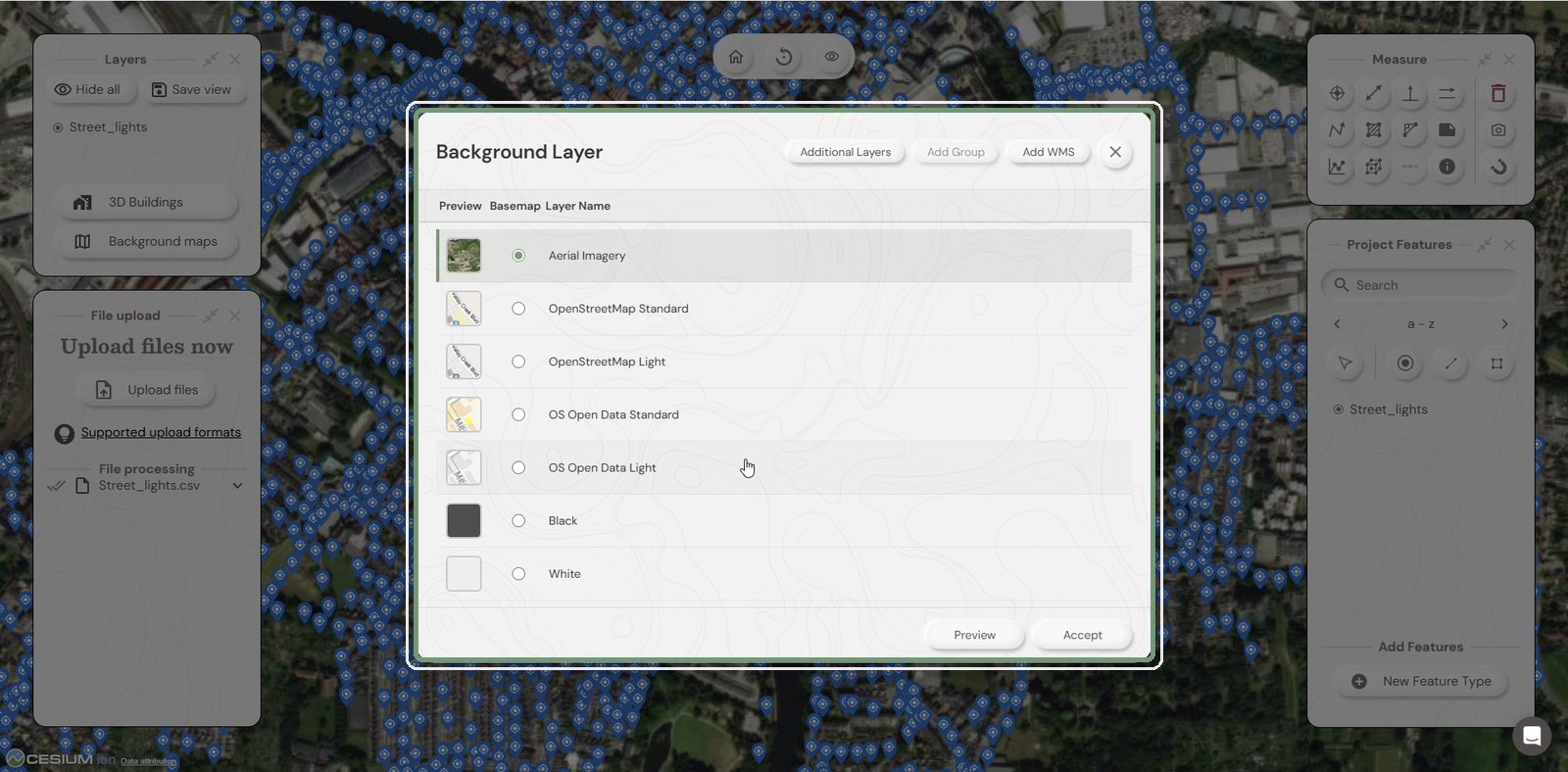 Step 11: Change the background map