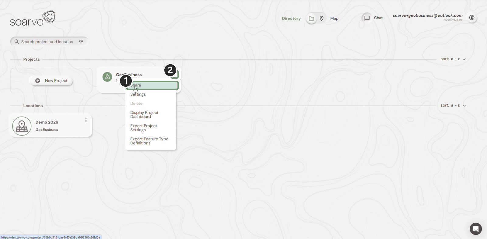 Step 4: Share the location