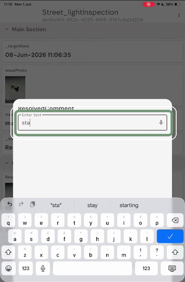 Step 5: Add a photo and comment